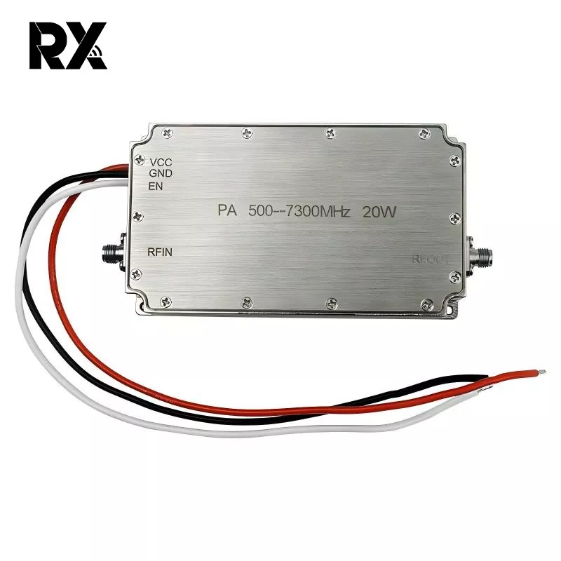20W 500-7300MHz అల్ట్రావైడ్‌బ్యాండ్ పవర్ యాంప్లిఫైయర్