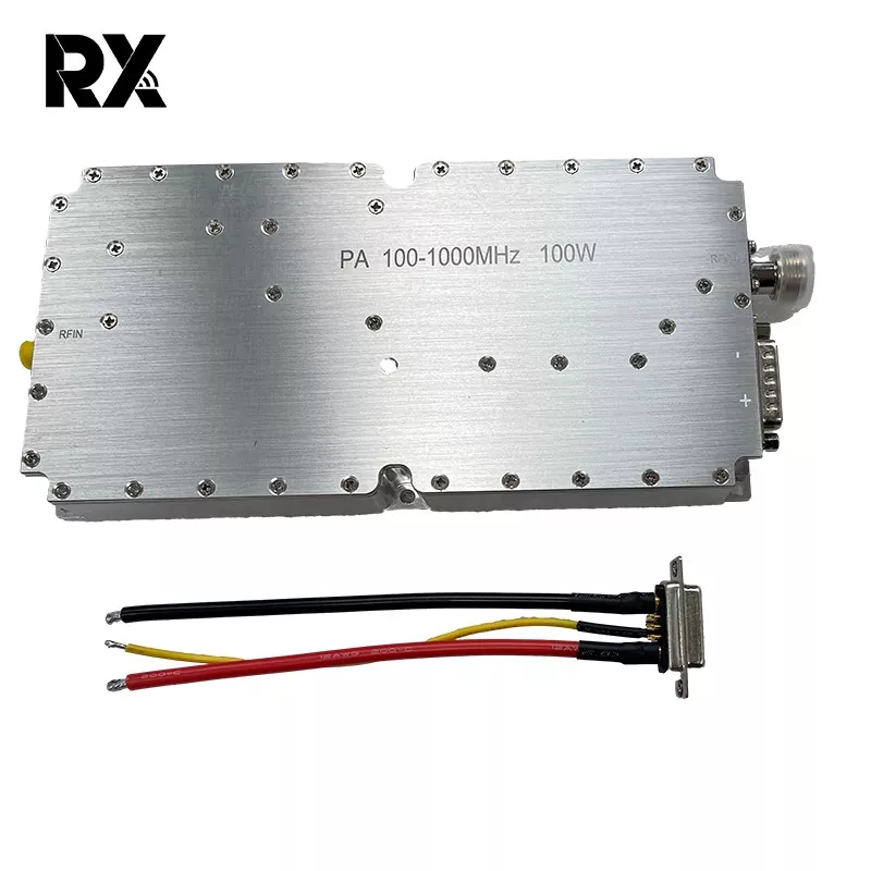 అధిక శక్తి 100W 100-1000MHz బ్రాడ్‌బ్యాండ్ పవర్ యాంప్లిఫైయర్