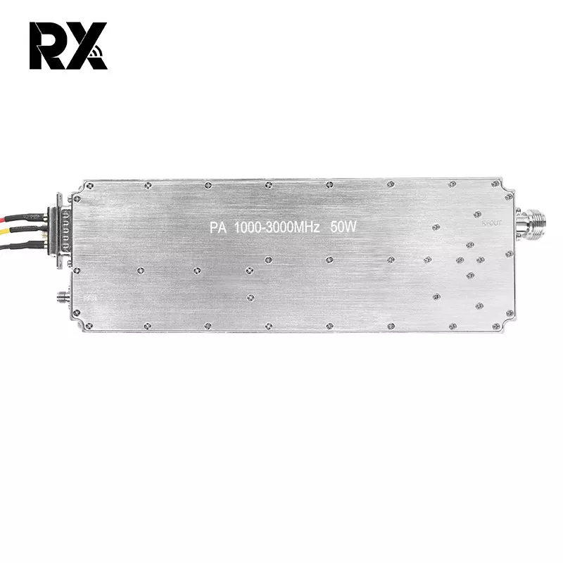 డిజిటల్ సోర్స్ లేదు 1000-3000MHz యాంప్లిఫైయర్ పవర్ జామర్ మాడ్యూల్ 50W